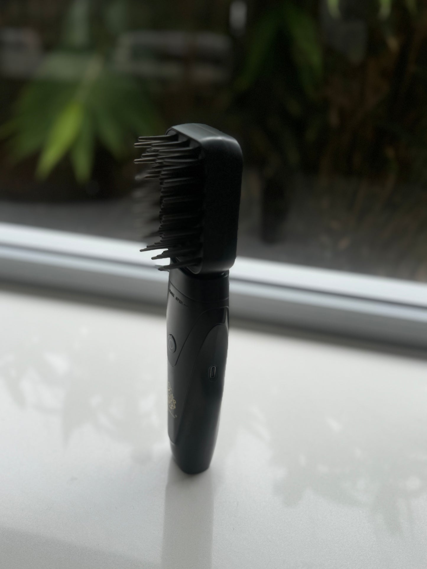 Electric hair brush incense (Bukhoor) burner for hair, clothing, house or office space.