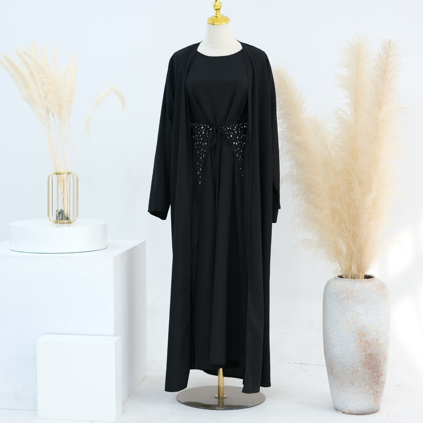 Elegant 3 piece abaya