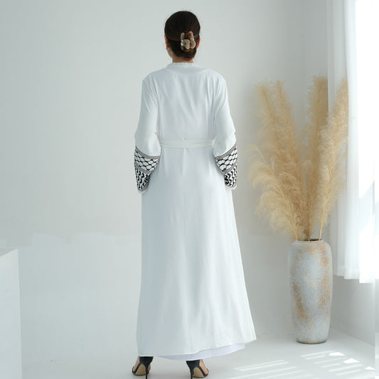 Classic Palestinian kouffiyeh kimono abaya