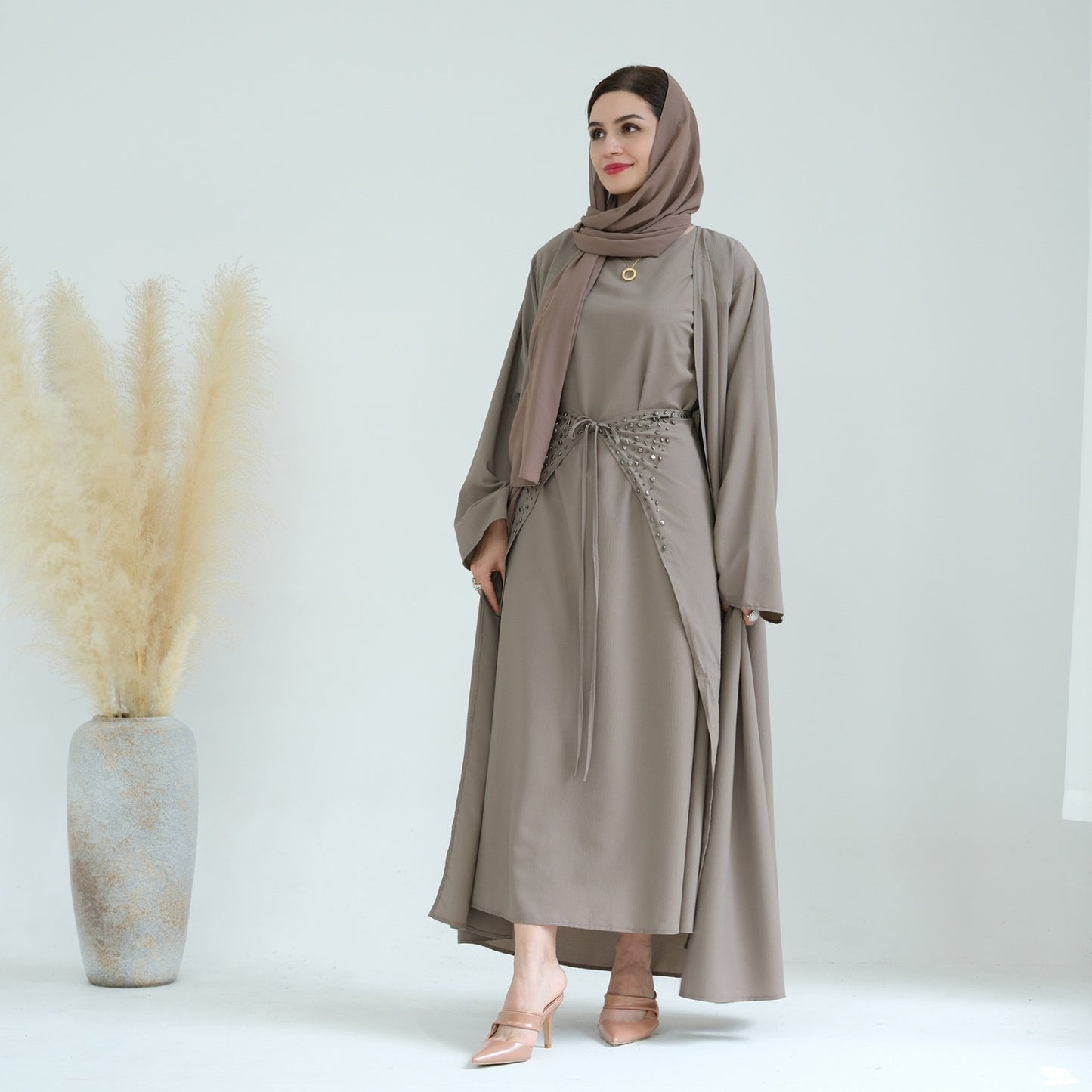 Elegant 3 piece abaya